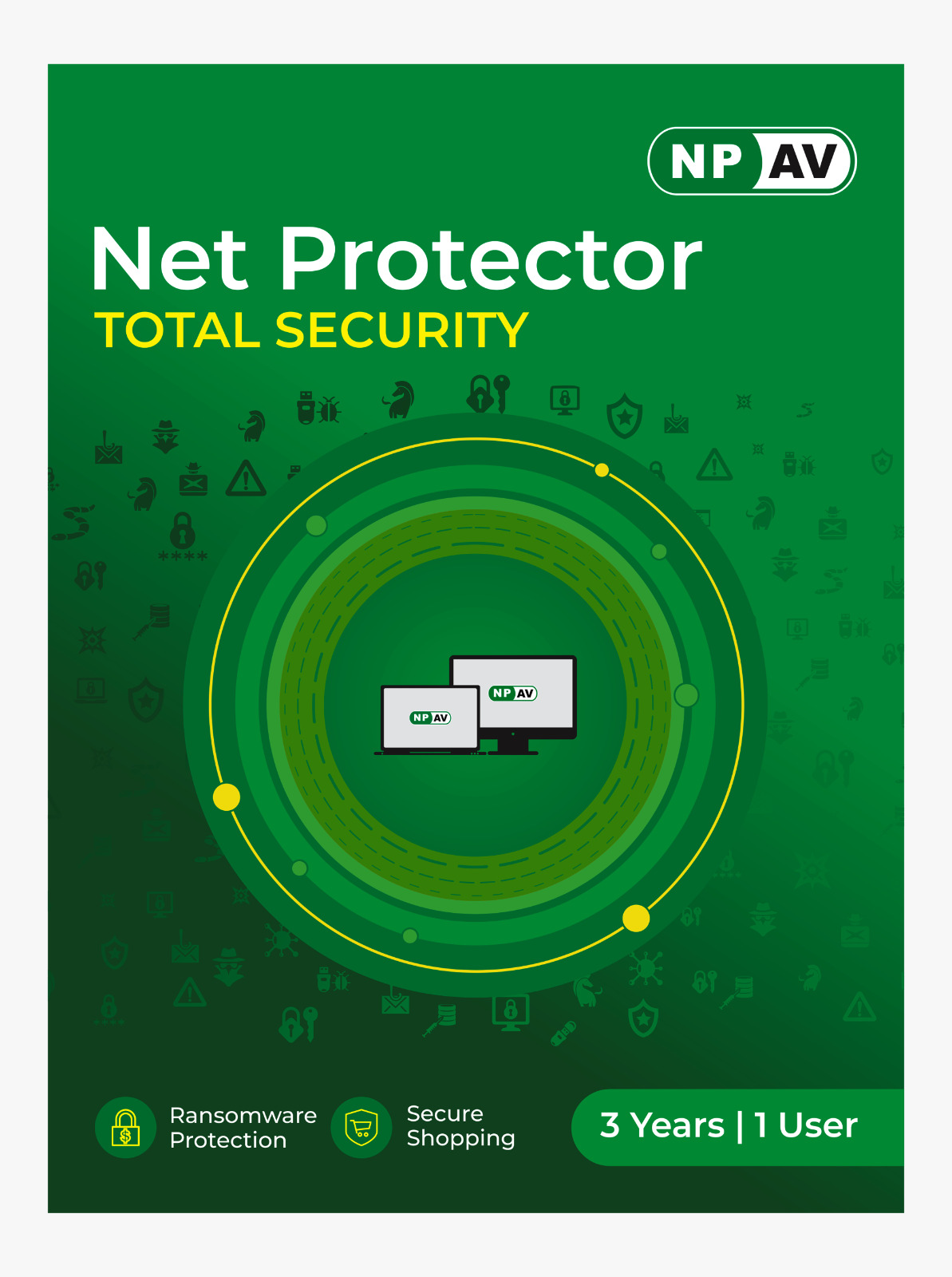 Net Protector Total Security 1 User 1 Year and 3 Year